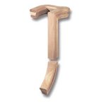 Stair Parts - Fittings For #6210 Traditional - #7291 Left Hand Gooseneck "Well Hole", w/Cap, 5-1/2" center to center