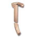 Stair Parts - Fittings For #6210 Traditional - #7295 Right Hand Gooseneck "Well Hole", No Cap, 5-1/2" center to center