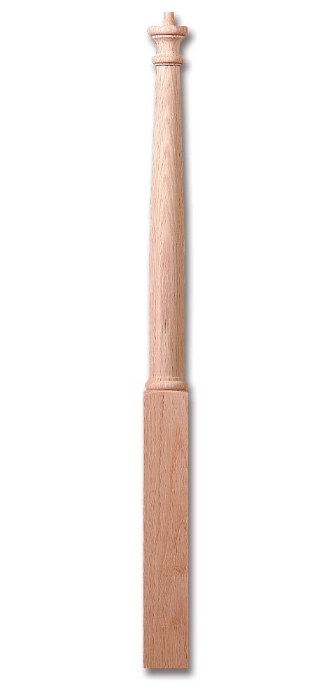 Stair Parts, Plain Newels, 4010-P Plain Style Pin Top Newel