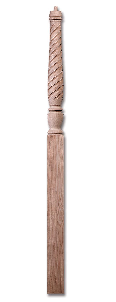 Stair Parts, Carolina Newels, 4410-T Carolina Pin Top Twist Newel