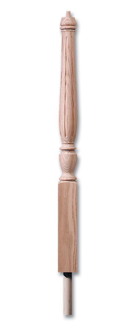 Stair Parts, Carolina Newels, 4461-F Carolina Volute Fluted Post