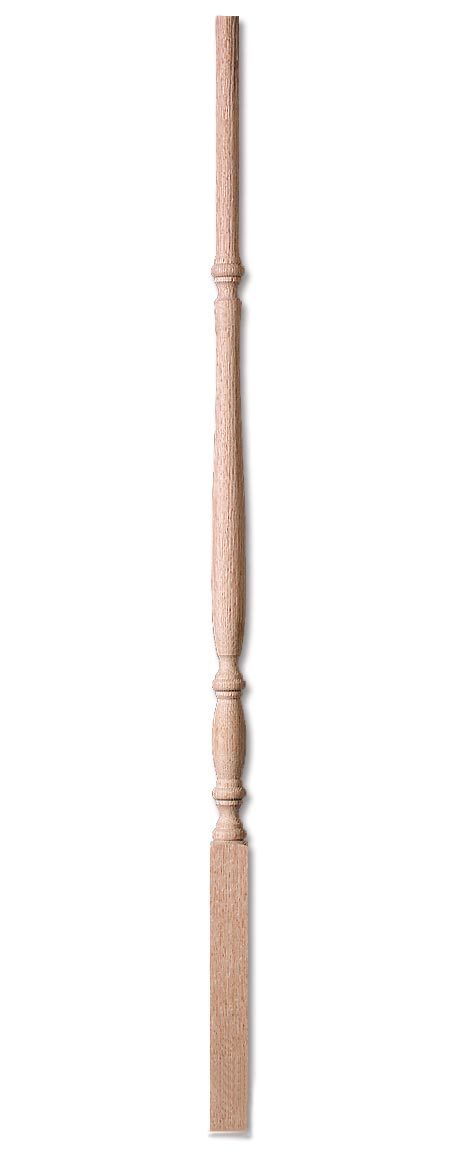 Stair Parts, Balusters, P5011 Savannah Jr. Pin Top Plain Baluster