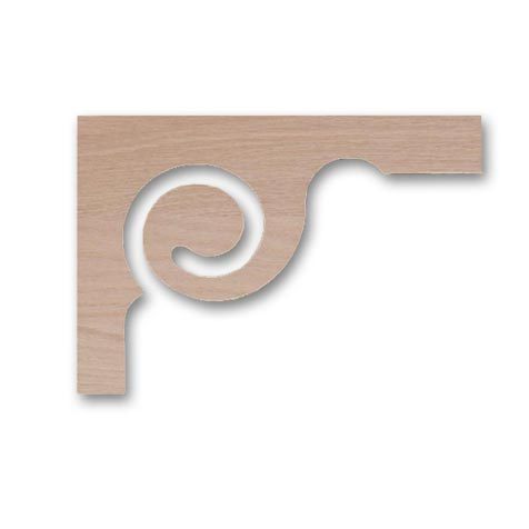 Stair Parts, Accessories, #1090 Reversible Scroll Stair Bracket