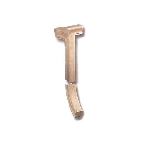 Stair Parts, Fittings For #6010 Traditional, #7086 Right Hand Gooseneck, 2-Riser, w/Cap