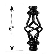 Stair Parts, Ole Ironslides, Ole' Iron Slides Adjustable Slide - Basket