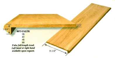 Stair Parts, Treads & Risers, Transforma False Full-length Tread