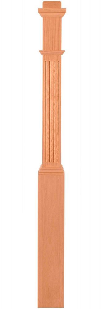 Stair Parts, Victorian Newels, 4092-FL Victorian Fluted Panel