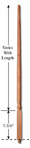 Stair Parts - Balusters - 5015-P Traditional Taper Top Plain Baluster