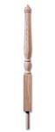 Stair Parts - Carolina Newels - 4461-F Carolina Volute Fluted Post