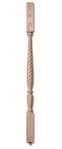 Stair Parts - Balusters - 4405-T Carolina Square Top Twist Baluster