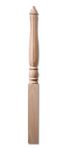 Stair Parts - Savannah Newels - 4810-F Savannah Pin Top Fluted Newel