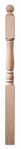 Stair Parts - Savannah Newels - 4842-P-60 Savannah 10" Top Block Plain Newel