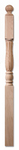 Stair Parts - Savannah Newels - 4842-F-60 Savannah 10" Top Block Fluted Newel