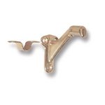 Stair Parts - Accessories - #1030 Brass Plated Wall Rail Bracket