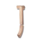 Stair Parts - Fittings For #6300 Carolina - #7371 Left Hand Gooseneck, 2-Riser, No Cap