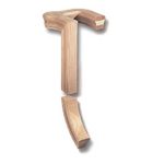 Stair Parts - Fittings For #6300 Carolina - #7392 Right Hand Gooseneck "Well Hole", w/Cap 5-1/2" center to center