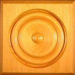 Stair Parts - Bullseye - 1-1/16" x 4-1/2" x 4-1/2" Bullseye Beveled Rosette