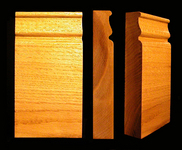 Stair Parts - Plain - 1-1/16" x 3-1/2" x 6-1/2" Plain Plinth Block